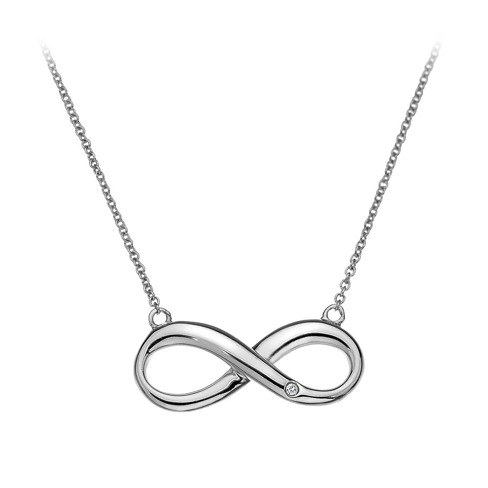 Hot Diamonds Silver Fresh Infinity Necklace - MococoHot DiamondsDN096Necklaces