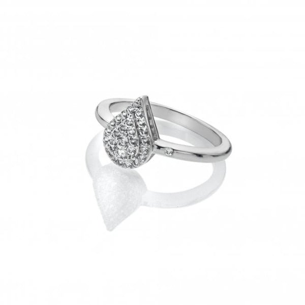 Hot Diamonds Silver Glimmer White Topaz Ring - MococoHot DiamondsDR255/K5055069050188Rings