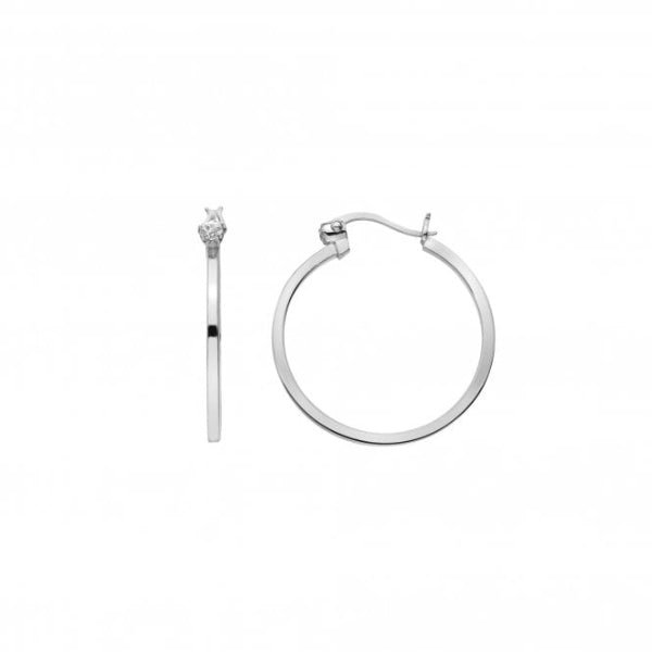 Hot Diamonds Silver Hoop Earrings - MococoHot DiamondsDE6255055069042527Earrings