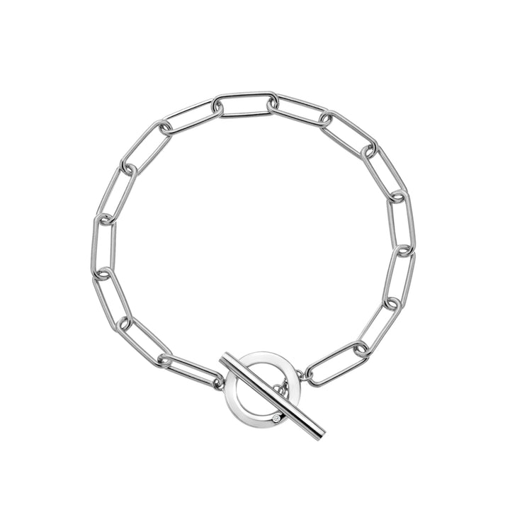Hot Diamonds Silver Linked T - Bar Bracelet - MococoHot DiamondsDL653Bracelets
