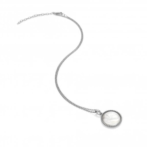 Hot Diamonds Silver Mother of Pearl Circle Pendant - MococoHot DiamondsDP9225055069050652Necklaces