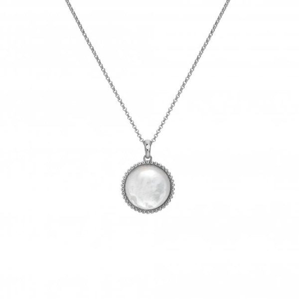 Hot Diamonds Silver Mother of Pearl Circle Pendant - MococoHot DiamondsDP9225055069050652Necklaces