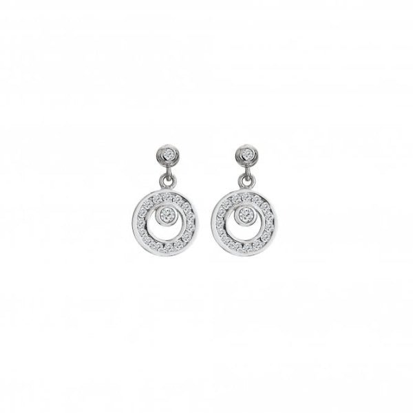 Hot Diamonds Silver Orbit Drop Earrings - MococoHot DiamondsDE7445055069050911Earrings
