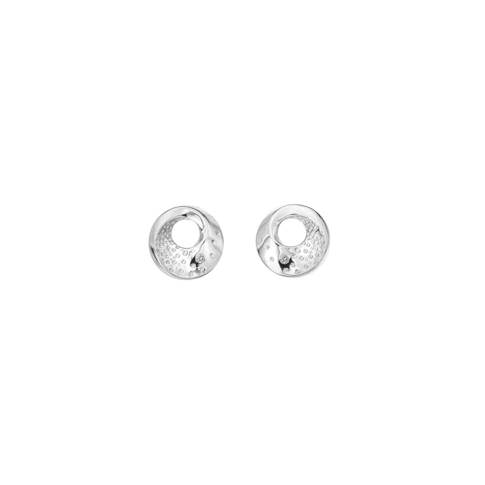 Hot Diamonds Silver Quest Circle Stud Earrings - MococoHot DiamondsDE650Earrings
