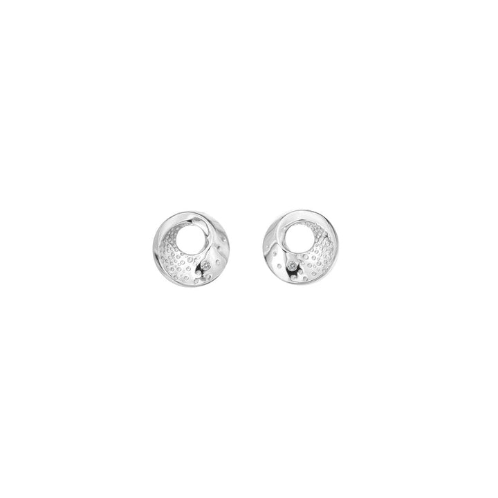 Hot Diamonds Silver Quest Circle Stud Earrings - MococoHot DiamondsDE650Earrings
