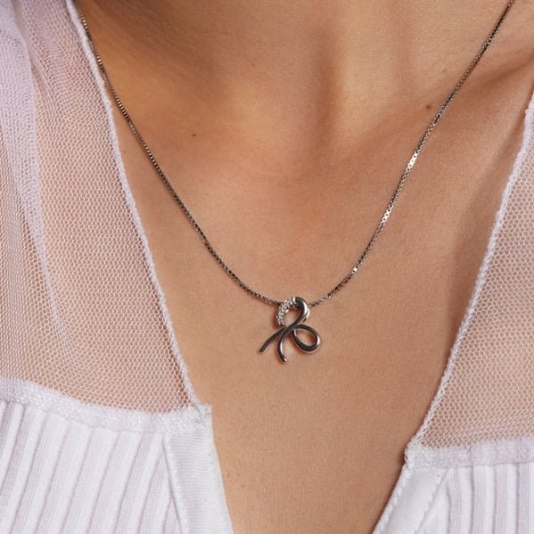 Hot Diamonds Silver Ribbon Pendant - MococoHot DiamondsDP9095055069049892Necklaces