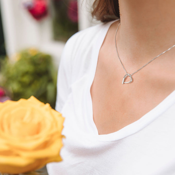 Hot Diamonds Silver Romantic Heart Necklace - MococoHot DiamondsDP100Necklaces