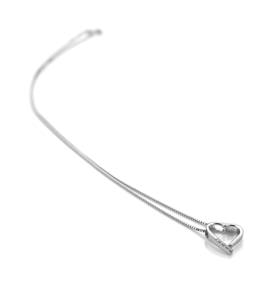 Hot Diamonds Silver Romantic Heart Necklace - MococoHot DiamondsDP100Necklaces