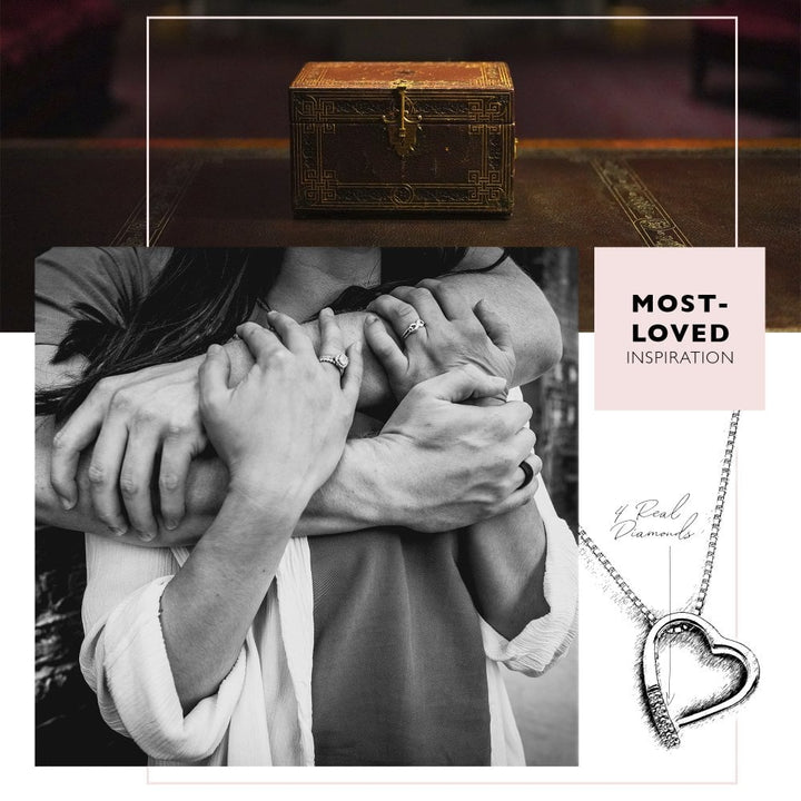 Hot Diamonds Silver Romantic Heart Necklace - MococoHot DiamondsDP100Necklaces