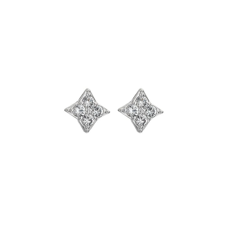 Hot Diamonds Silver Squared Triangle Earrings - MococoHot DiamondsDE747Earrings