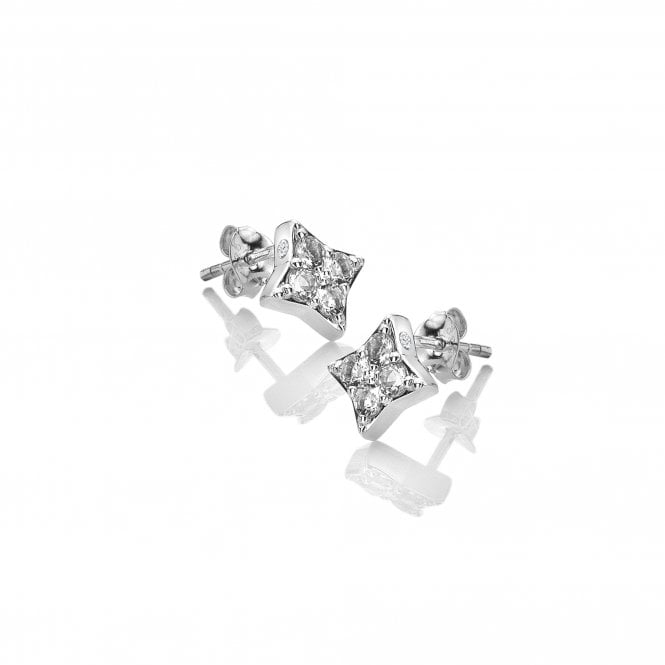Hot Diamonds Silver Squared Triangle Earrings - MococoHot DiamondsDE747Earrings