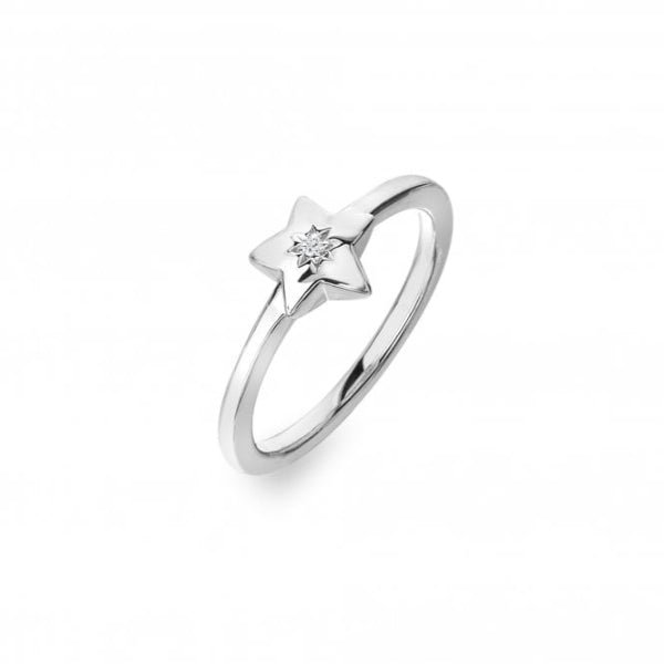 Hot Diamonds Silver Star Ring - MococoHot DiamondsDR242/K5055069048970Rings