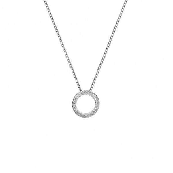 Hot Diamonds Silver Striking Circle Pendant - MococoHot DiamondsDP6615055069032238Necklaces