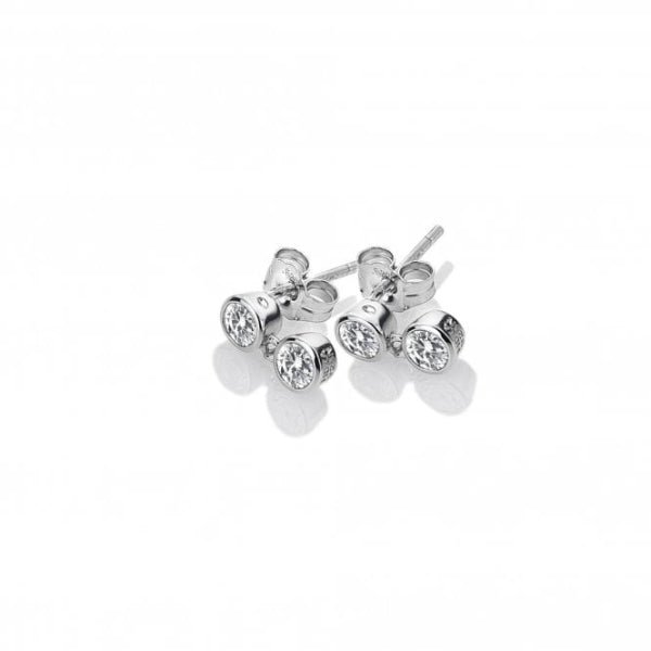 Hot Diamonds Silver Tender White Topaz Earrings - Double Drop - MococoHot DiamondsDE5865055069037004Earrings