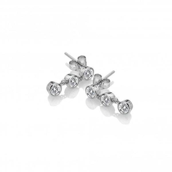 Hot Diamonds Silver Tender White Topaz Earrings - Triple Drop - MococoHot DiamondsDE5855055069036991Earrings