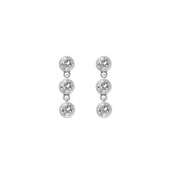 Hot Diamonds Silver Tender White Topaz Earrings - Triple Drop - MococoHot DiamondsDE5855055069036991Earrings
