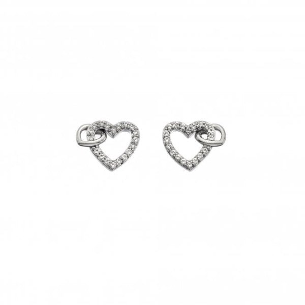 Hot Diamonds Silver Togetherness Open Heart Earrings - MococoHot DiamondsDE6055055069039541Earrings