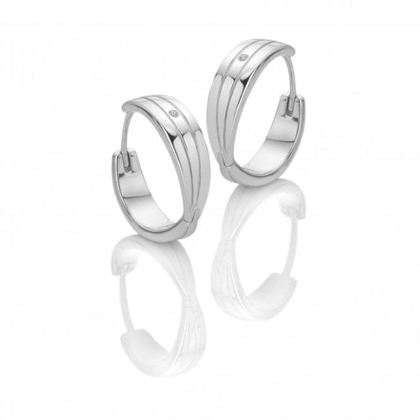 Hot Diamonds Silver Trio Hoop Earrings - MococoHot DiamondsDE8405055069057439Earrings