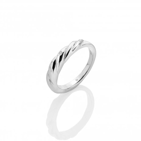 Hot Diamonds Silver Twist Ring - MococoHot DiamondsDR238/K5055069047676Rings