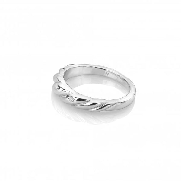 Hot Diamonds Silver Twist Ring - MococoHot DiamondsDR238/K5055069047676Rings