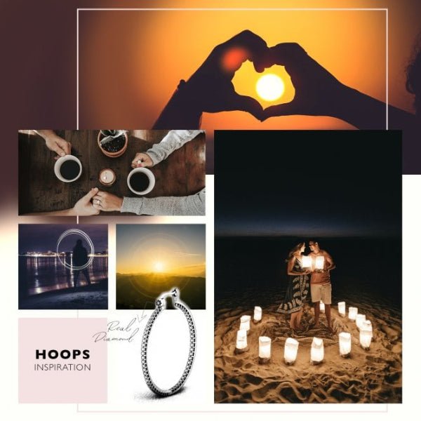 Hot Diamonds Silver White Topaz Hoop Earrings - MococoHot DiamondsDE6235055069042503Earrings