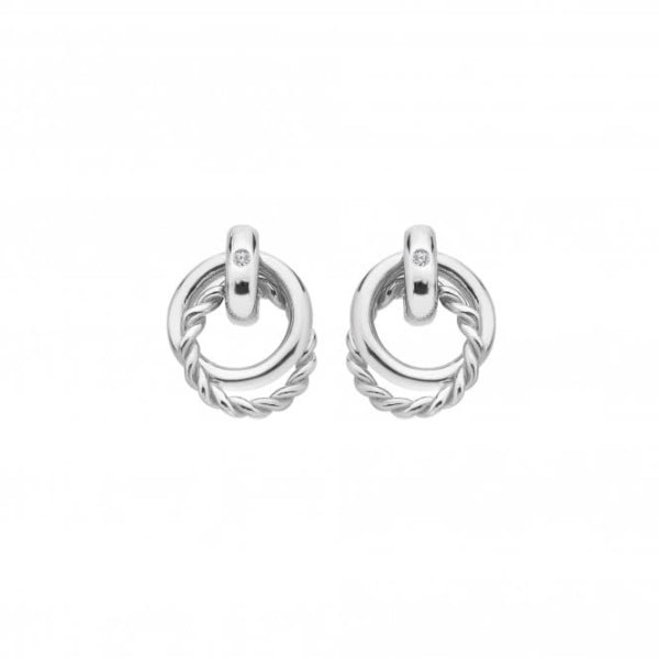 Hot Diamonds Silver Willow Rope Earrings - DE805 - MococoHot DiamondsDE8055055069055800Earrings