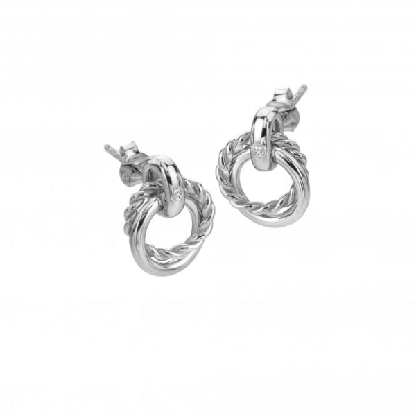 Hot Diamonds Silver Willow Rope Earrings - DE805 - MococoHot DiamondsDE8055055069055800Earrings