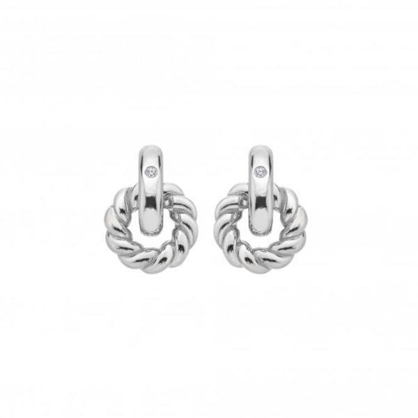 Hot Diamonds Silver Willow Rope Earrings - MococoHot DiamondsDE8045055069055794Earrings