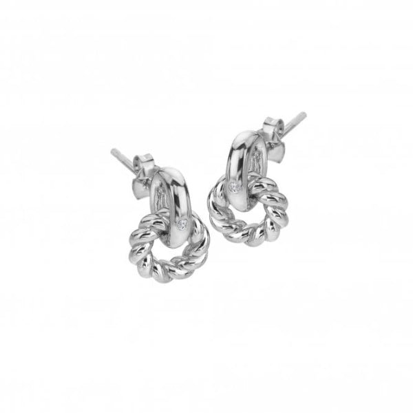 Hot Diamonds Silver Willow Rope Earrings - MococoHot DiamondsDE8045055069055794Earrings