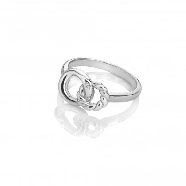 Hot Diamonds Silver Willow Rope Ring - MococoHot DiamondsDR289/K5055069055824Rings