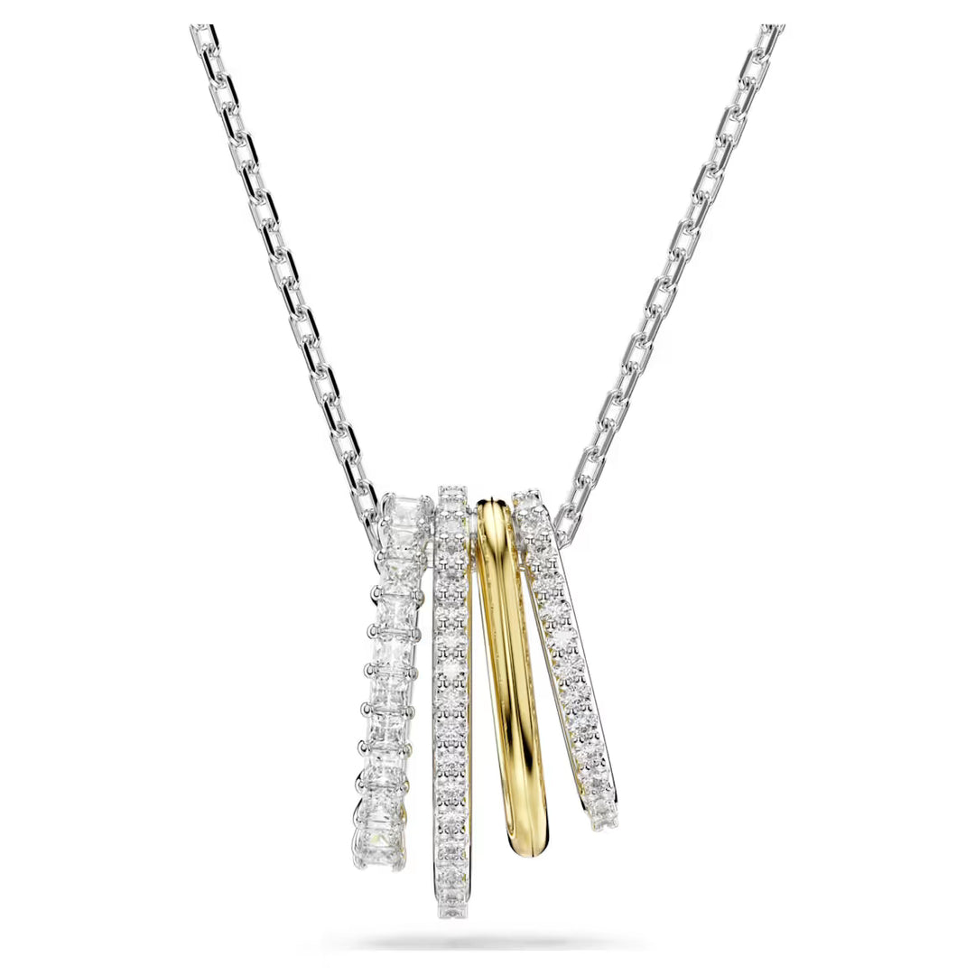 Swarovski Silver & Gold Hyperbola Necklace
