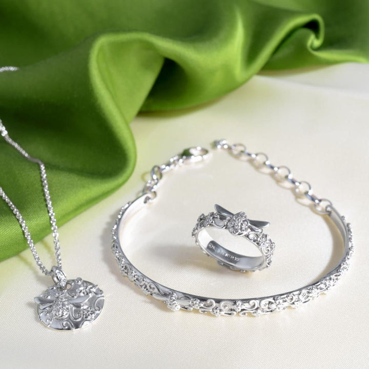 Kit Heath Blossom Flyte Honey Bee Ring - MococoKit Heath20331RP/MRings