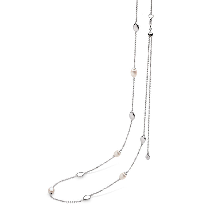 Kit Heath Coast Pebble Pearl Station Toggle Necklace image