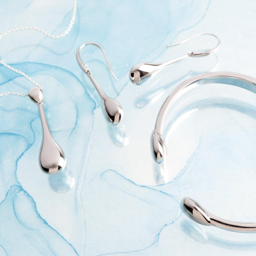 Kit Heath Coast Pebble Smooth Elegant Drop Earrings image 3