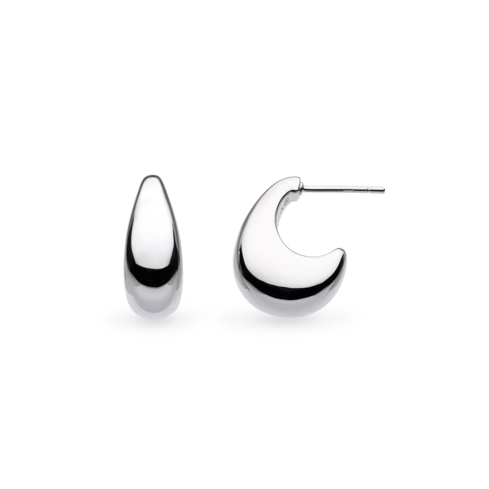 Kit Heath Coast Pebble Smooth Grande Hoop Earrings image