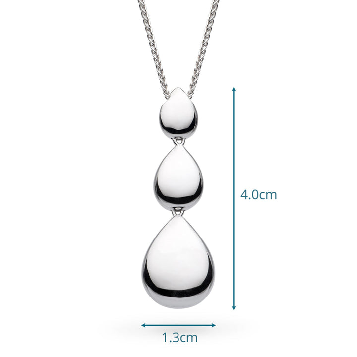 Kit Heath Coast Pebble Smooth Triple Grande Toggle Necklace image 4