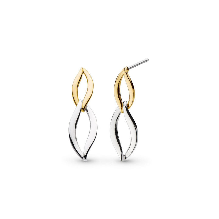 Kit Heath Golden Enwtine Twine Duo Stud Earrings - MococoKit Heath61142GRP5038159165443Earrings