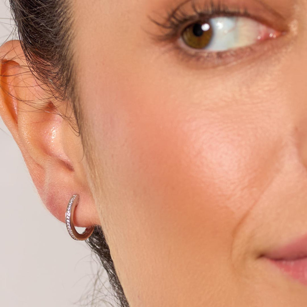 Kit Heath Revival Classic Glitz CZ Hoop Earrings image 1