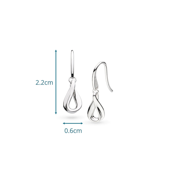 Kit Heath Serenity Loop Dainty Drop Earrings image 4