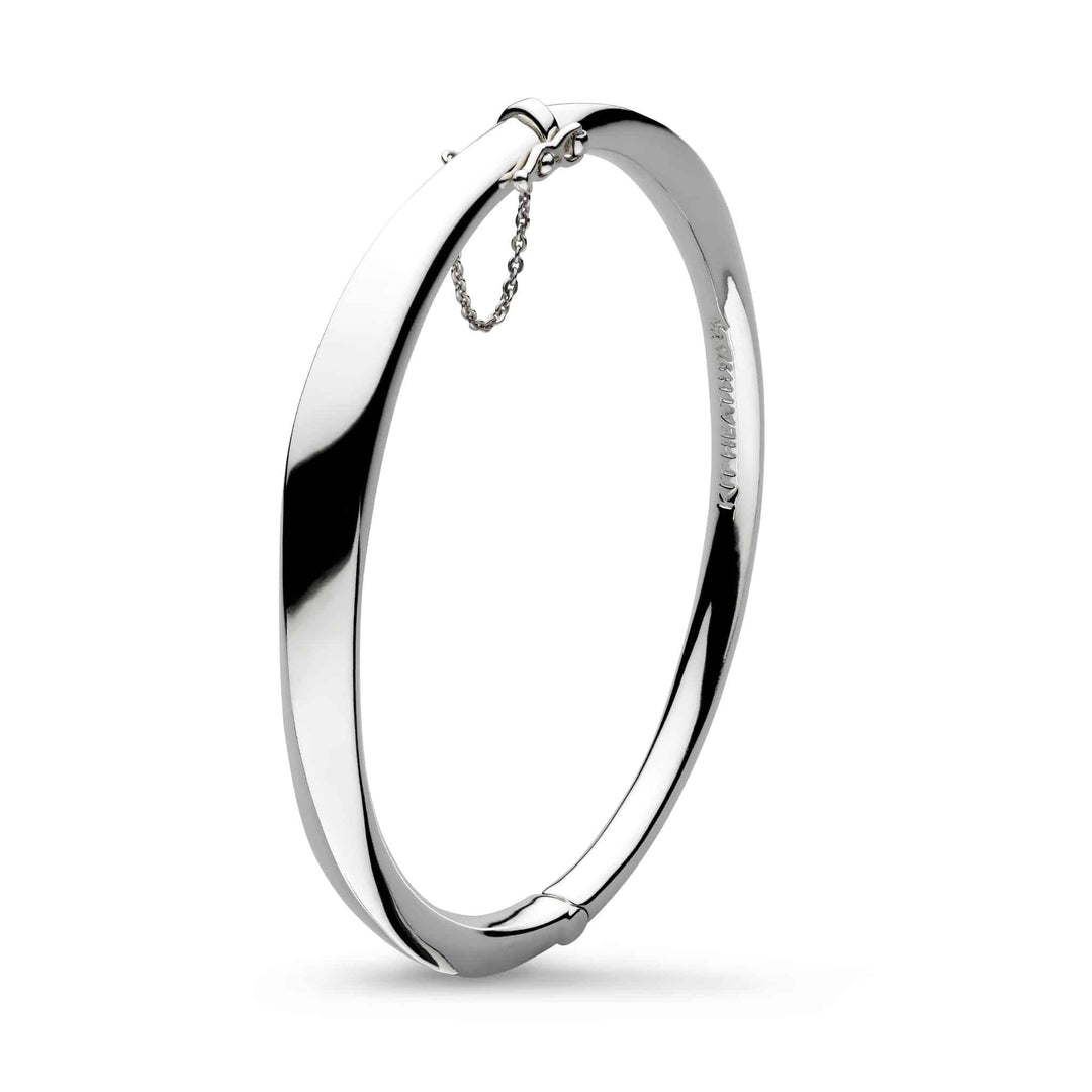 Kit Heath Silver Bevel Cirque Hinged Bangle - MococoKit Heath7174RP5038159163548Bracelets