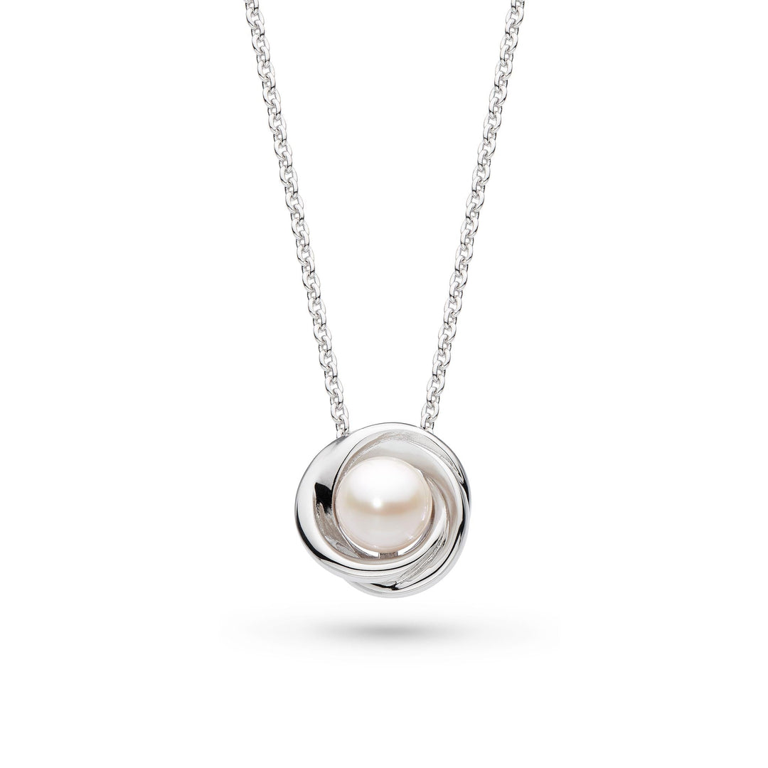 Kit Heath Silver Bevel Trilogy Pearl Necklace - MococoKit Heath9161FP5038159165375Necklaces
