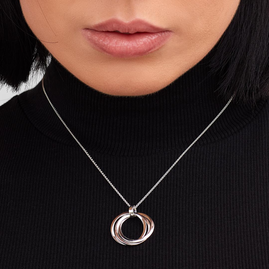 Kit Heath Silver Bevel Trilogy Slider Necklace - MococoKit Heath9170RP5038159165412Necklaces