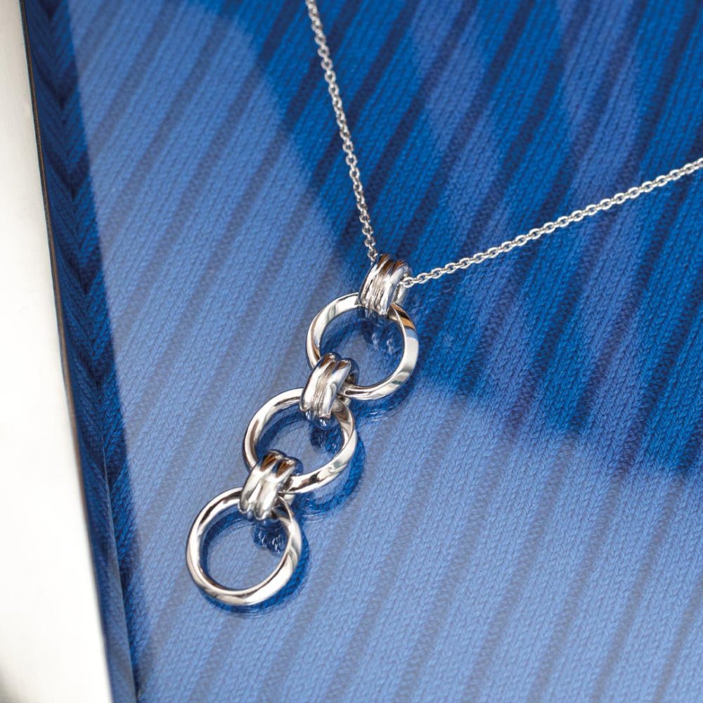 Kit Heath Silver Bevel Unity Trio Necklace - MococoKit Heath91174RP5038159167928Necklaces