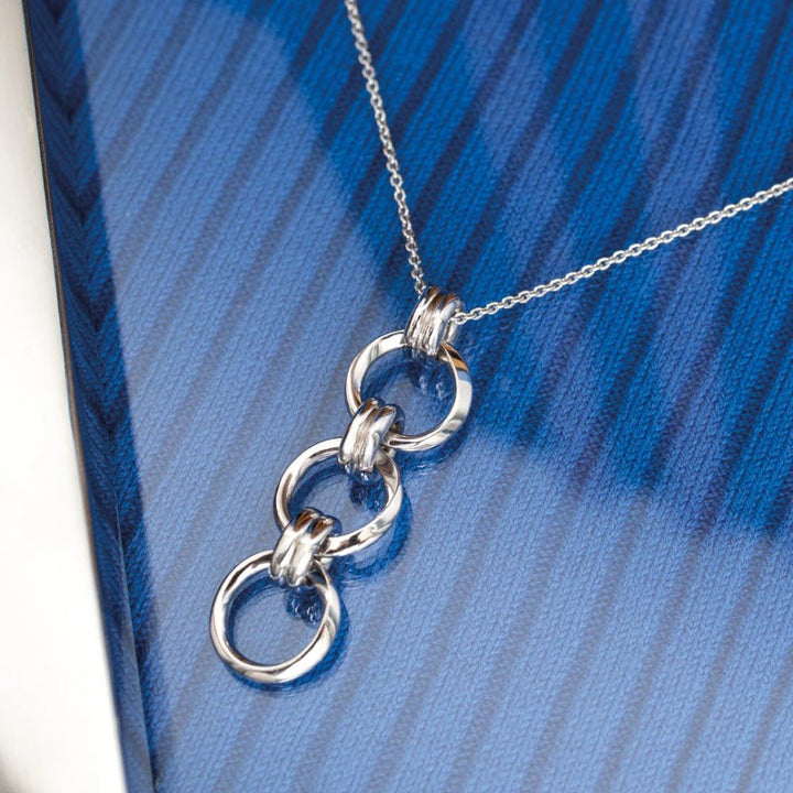 Kit Heath Silver Bevel Unity Trio Necklace - MococoKit Heath91174RP5038159167928Necklaces