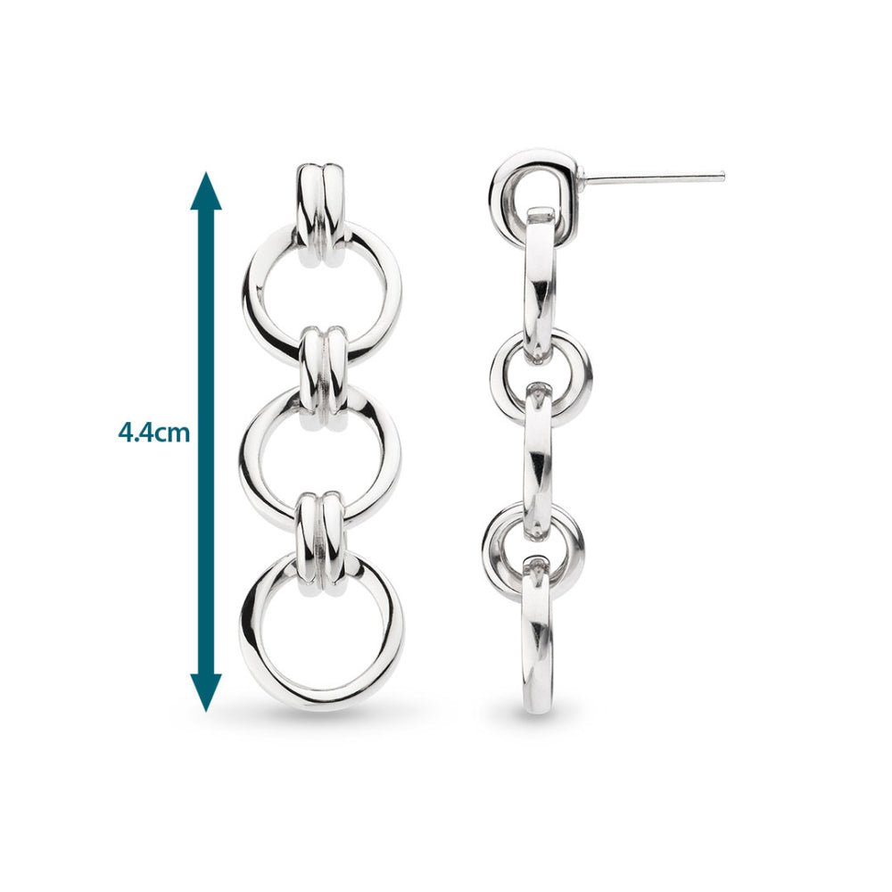 Kit Heath Silver Bevel Unity Trio Stud Earrings - MococoKit Heath61173RP5038159167836Earrings