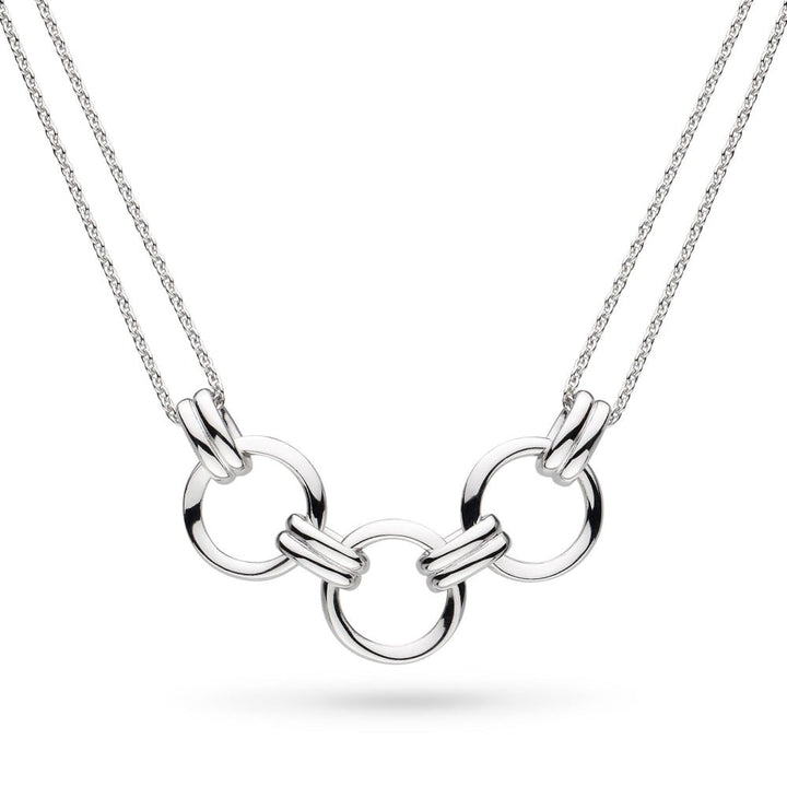 Kit Heath Silver Bevel Unity Twin Chain Necklace - MococoKit Heath91173RP5038159167911Necklaces