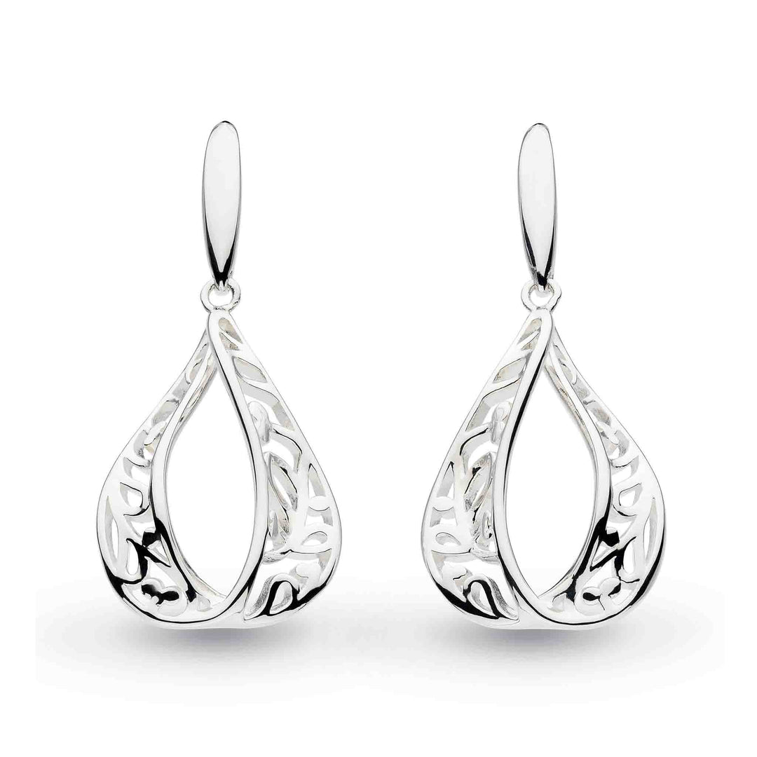 Kit Heath Silver Blossom Flourish Loupe Earrings - MococoKit Heath60013RP5038159164071Earrings