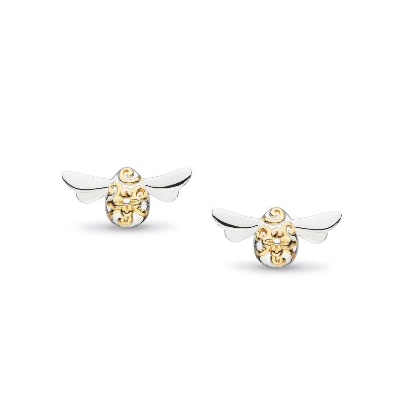 Kit Heath Silver Blossom Flyte Honey Bee Stud Earrings - MococoKit Heath40338GRP5038159159862Earrings