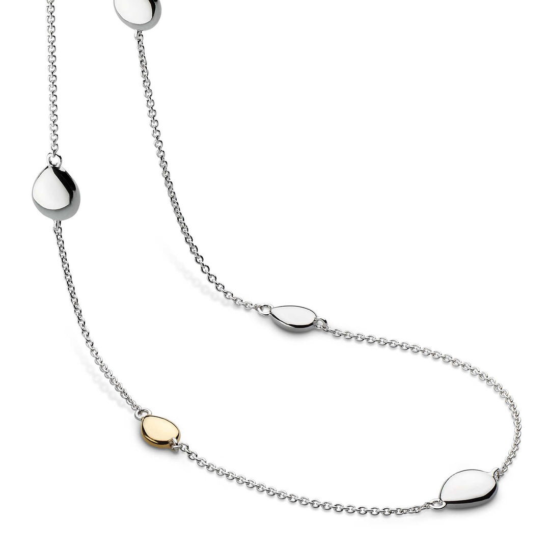 Kit Heath Silver Coast Pebble Station Necklace - MococoKit Heath90187GRP5038159160271Necklaces