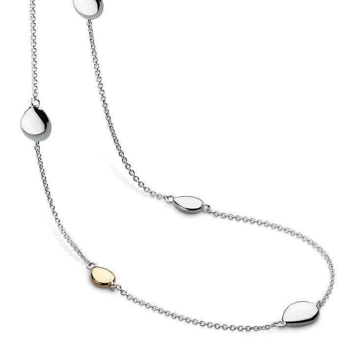 Kit Heath Silver Coast Pebble Station Necklace - MococoKit Heath90187GRP5038159160271Necklaces
